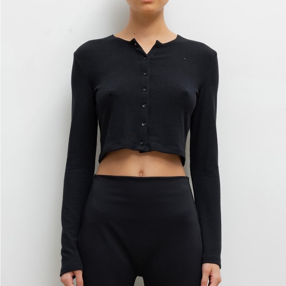 LESET Lauren Crop Cardigan - Picture 1 of 5